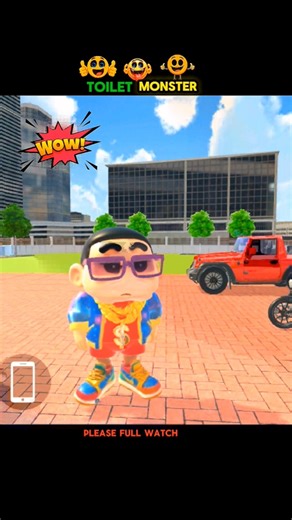 Toilet monster attack Shinchan 😍 #shorts #indiantheftauto #trending #viral #gta #shortfeed