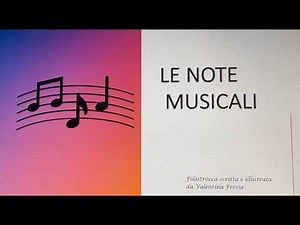 "LE NOTE MUSICALI" filastrocca