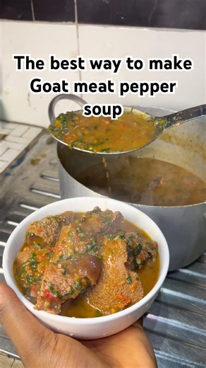 ☝️How to Make Rich & Spicy Nigerian Goat meat Pepper Soup |Step-by-Step #homemade #peppersoup