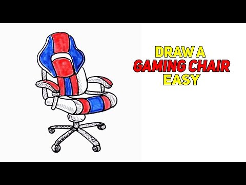 How to Draw a Gaming Chair.