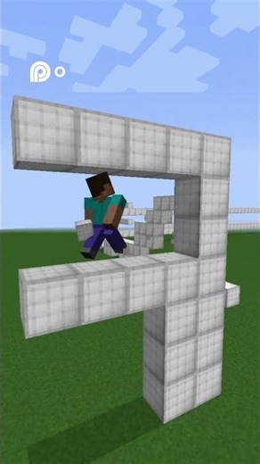 Minecraft Easy Bridging method #bedwars #minecraft #bw