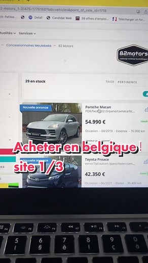 Achat de voitures en Belgique : 3 sites incontournables