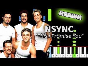 This I Promise You Piano - How to Play NSYNC This I Promise You Piano Tutorial! (Easy)