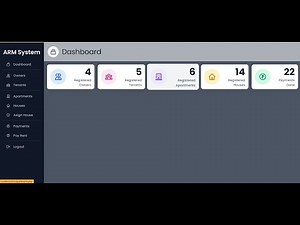 Apartment Renting Management System | HTML CSS JAVASCRIPT | PHP SQL