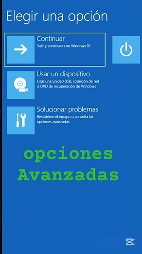 🛠 Acceder a Opciones Avanzadas en Windows 10/11 | CMD #cmd #windows #elendilsoluciones