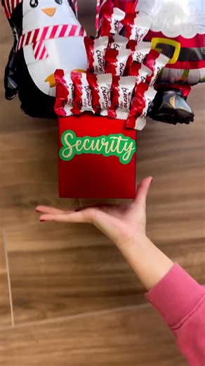 Balloon Arrangements with Chocolates for Christmas Gifts