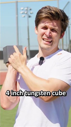 How to throw a tungsten cube