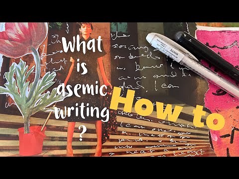 How to Asemic writing beginners join me on my journey PROCESS VIDEO