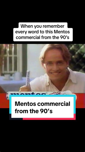 Mentos commercial from the 90’s #90snostalgia #90scommercial #mentosthefreshmaker #90skud #90steen #90saesthetic