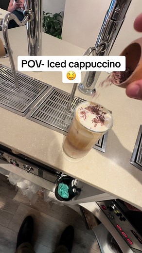 Making a Refreshing Iced Cappuccino with a Twist