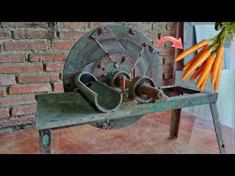 Carrot Cutter Restoration | From Rust to Fresh Life