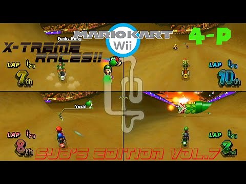 Mario Kart Wii (4 Players) Gamenight/Sub's Edition Vol.7/X-treme Races!