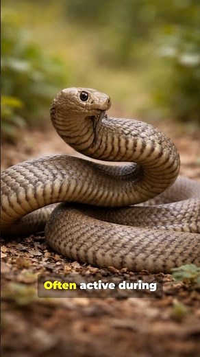 The eastern brown snake is a fast and highly aware reptile #naturereels #naturefacts #facts