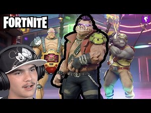 HobbyPig is Bebop with TMNT Villains on Fortnite with HobbyFamilyTV - Videos For Kids