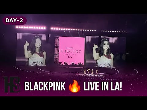 BLACKPINK WORLD TOUR (DEADLINE) LIVE IN LA D-2 | Full 4K HD Fan-Cam SoFi Stadium 13 July, 2025