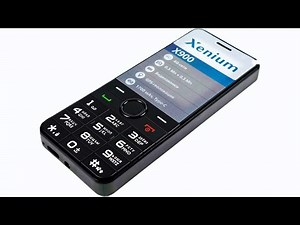 Xenium X900: кнопочный телефон с видеосвязью и с GPS!