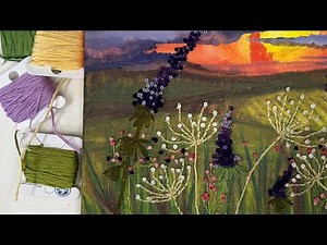 What? Can You Really Embroider on a Stretched Canvas Painting?