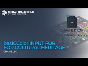 Spring 2021 Round Table: basICColor Input For Cultural Heritage