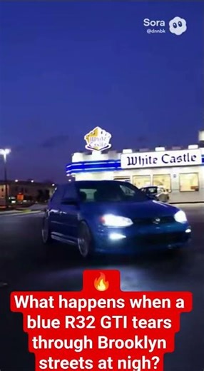 FAST Driving in Brooklyn with a BLUE R32 GTI? (Part 2) #Brooklyn #RalphLauren #reels