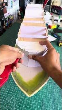 Cara membuat bangunan atas kapal remote Mv. Oceanna 7 #diyrcboat #rcboatbatam