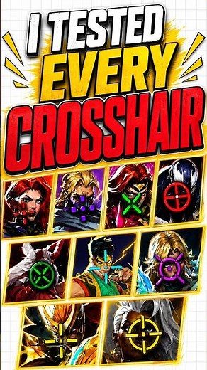 I Tested the BEST Crosshair for Every Marvel Rivals Hero