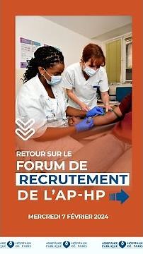 Retour sur le forum de recrutement de l'AP-HP du mercredi 7 février 2024