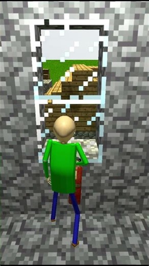 Baldi Helps Sonic With Burning House In Gmod Minecraft Village #gmod #baldi #sonic #minecraft