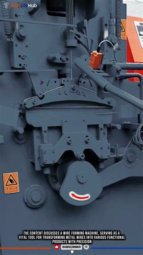 Innovation Wire Forming: Automatic Metal Shaping, Versatile Manufacturing, Safe Operation #tech