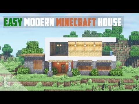 Easy Modern Minecraft House Tutorial