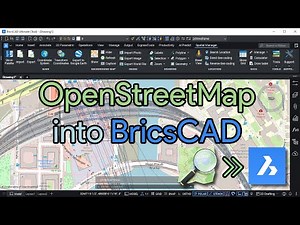 Import OpenStreetMap data into BricsCAD