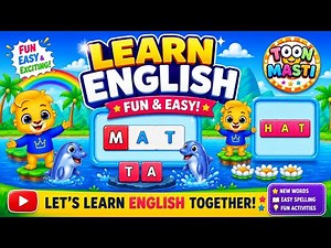 Learn English with Fun Activities: Spelling Games for Kids! 📚 🐬 🎮