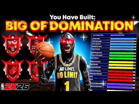 The BEST DEMIGOD CENTER BUILD in NBA 2K26 (Zero Weaknesses + No Cap Breakers)