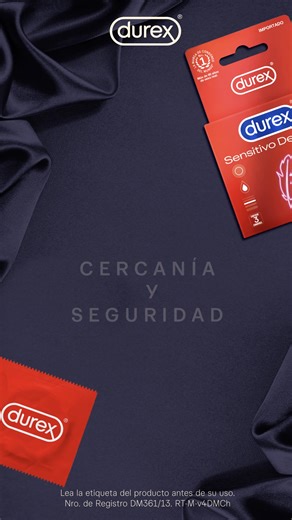 Durex® Sensitivo Delgado, hecho más delgado para que sientas más. 💦 | Durex