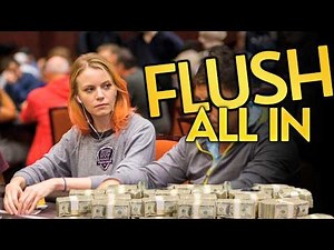 ALL IN With a FLUSH for the BIGGEST Pot at the WPT Final Table