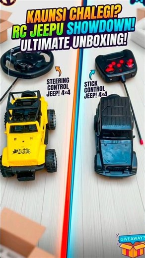 Mahindra Thar vs Jeep Toy Car Epic Crash Test 😱💥 #shorts