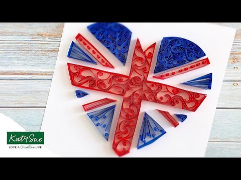 Paper Quilling Templates | FREE Union Jack Download