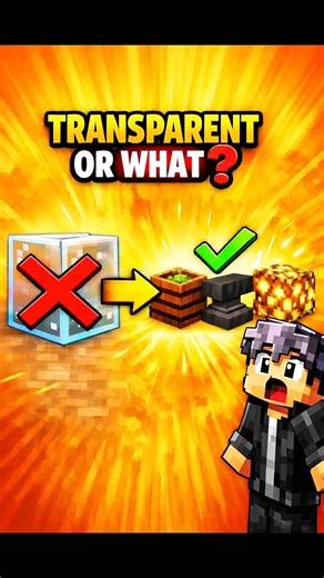 TRANSPARENT or WHAT 🤔