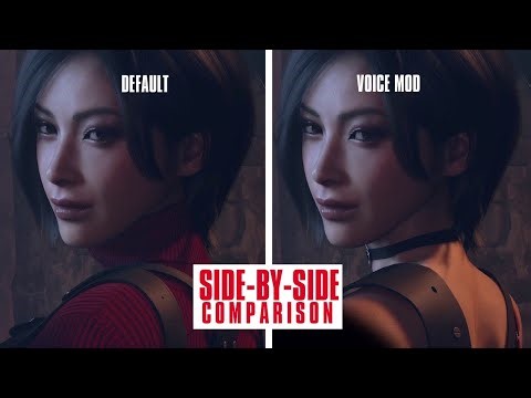 RE4 Remake - Ada Wong Voice Mod: The Definitive Edition - Full Comparison