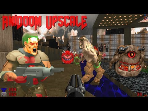 AniDoom 2.4 Ultra HD Upscale pack - All monsters and items close up showcase | 4K/60