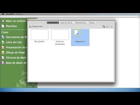 LibreOffice: plantillas.