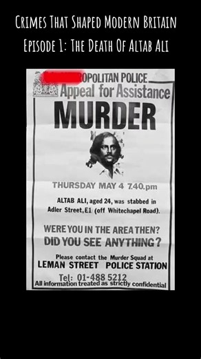 The Death of Altab Ali: A True Crime Story