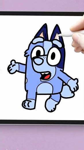 How to Draw Socks from Bluey 🐶✨ | EASY Step-by-Step Drawings for Kids!