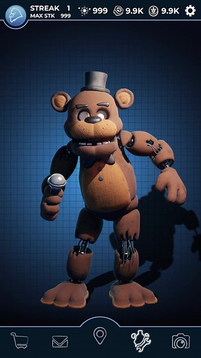 FNAF AR Withered Classic Freddy Animatronic Workshop Animations