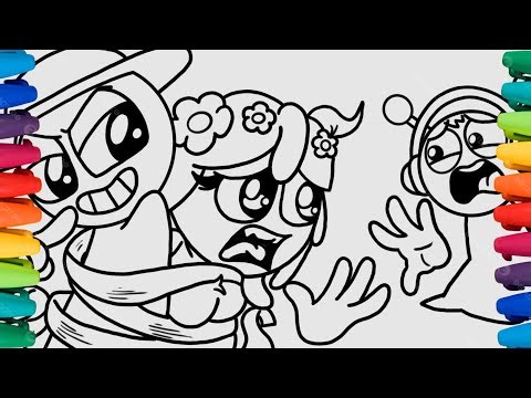 Incredibox Sprunki Coloring Pages - The Journey Of Oren And Vineria!