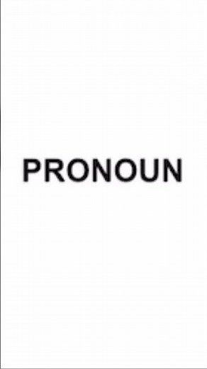 What is a Pronoun?