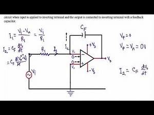 Op-Amp Integrator Circuit (w subtitles)