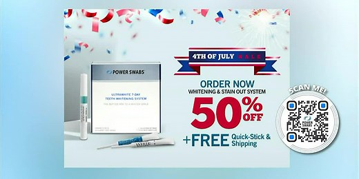 Power Swabs for a whiter smile