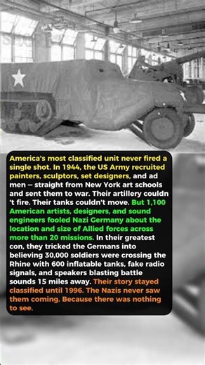 The US Army's Secret Weapon Was… Artists. And It Worked. | The Ghost Army of WWII