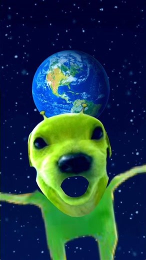 alien fogdog just sitting