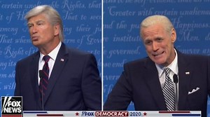 Jim Carrey plays Joe Biden during SNL’s take on this week’s presidential debate